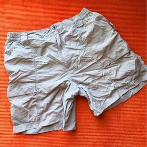 Reel Legends Light Gray Mens Cargo Shorts